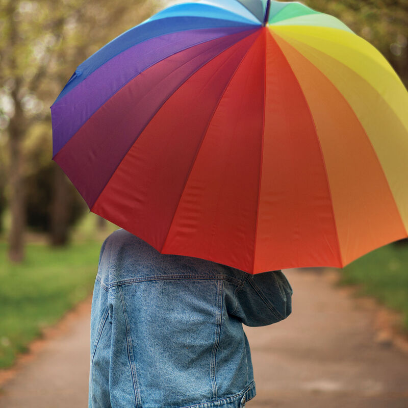 Regenbogen-Regenschirm, , zoo