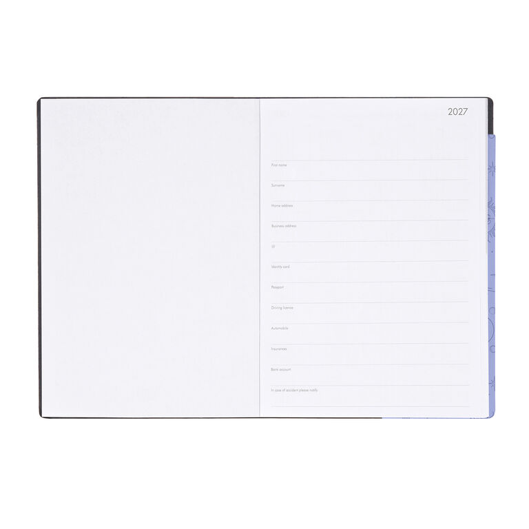Agenda 12 Mesi Settimanale & Giornaliera Large 2027 - Cosmic Lilac Agenda 12 Mesi Settimanale & Giornaliera Large 2027 - Cosmic Lilac