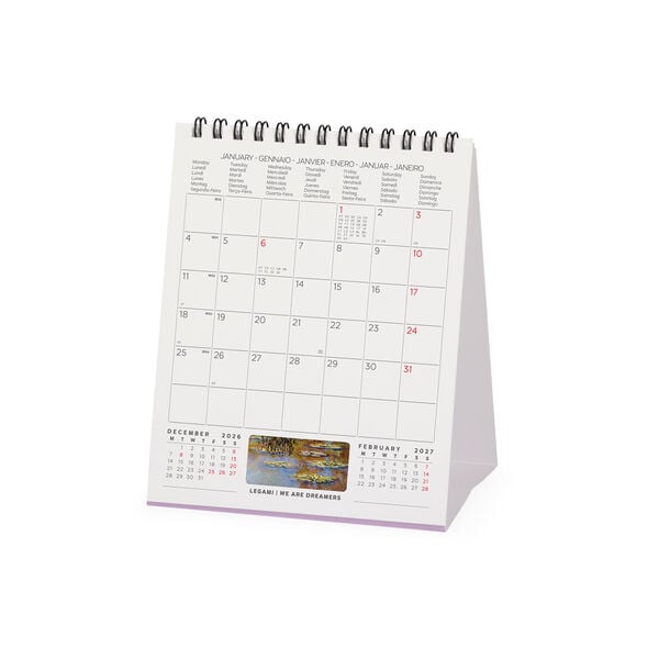 Calendario da Tavolo 2027 - 12 x 14,5 cm - Monet