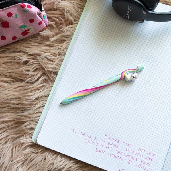 Retractable Ballpoint Unicorn "Believe in Magic"- Free Hugs Retractable Ballpoint Unicorn "Believe in Magic"- Free Hugs