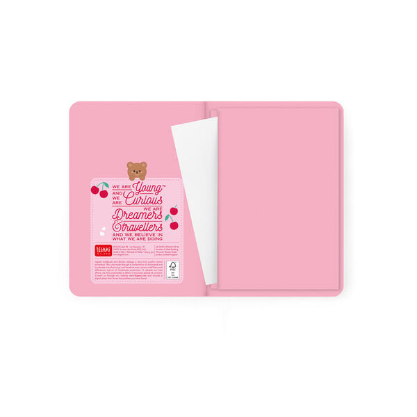 Agenda Semanal Fotográfica 2026/2027 16 Meses - Teddy Bear Pink - Small Con Libreta