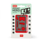 Stainless Steel 11-in-1 Credit Card Multi-Tool - SOS Pocket Hero, , zoo