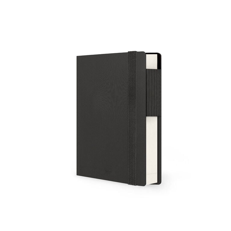 Terminplaner für 12 Monate 1 Tag pro Seite Small 2027 - Black Suit