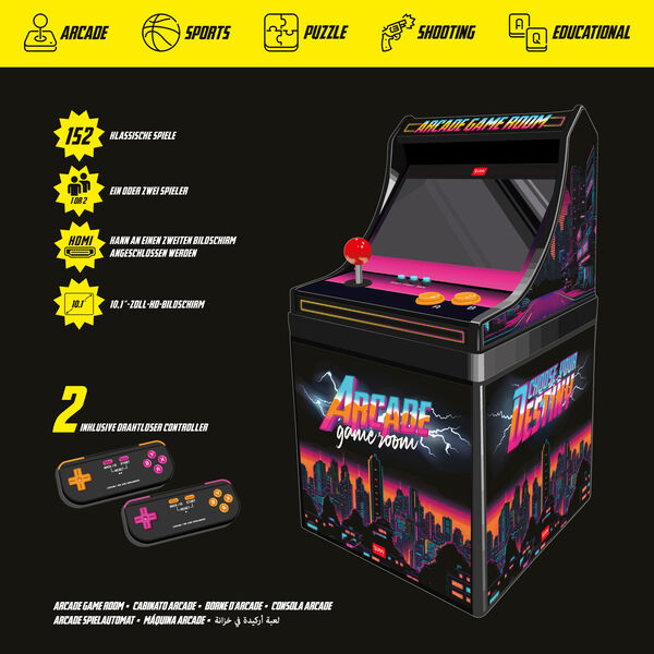 Mini-Arcade Spielautomat - Arcade Game Room