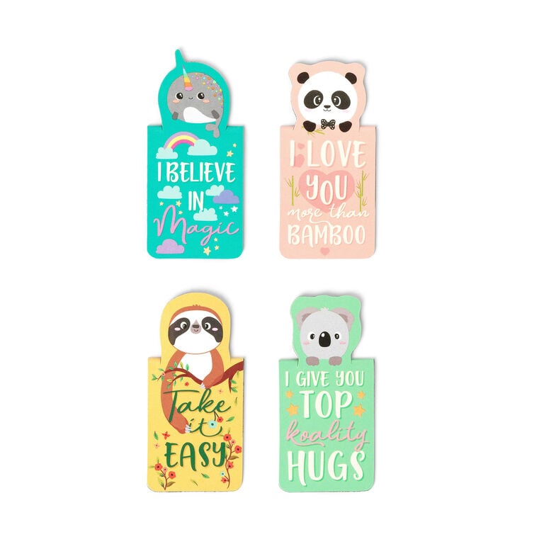Never Stop Reading - Magnetic Bookmarks
