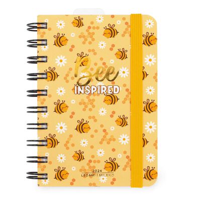 12-Month Daily Diary - Small - Spiral Bound - 2024