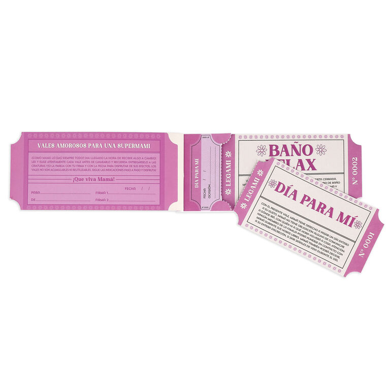 Book of 24 Vouchers for Mum - Spanish - Gift Vouchers