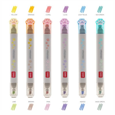 Set of 6 Pastel Highlighters