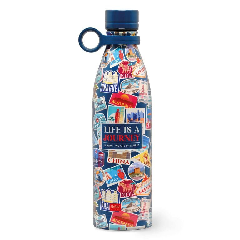 800 ml Vacuum Bottle - Travel Stickers - Hot & Cold