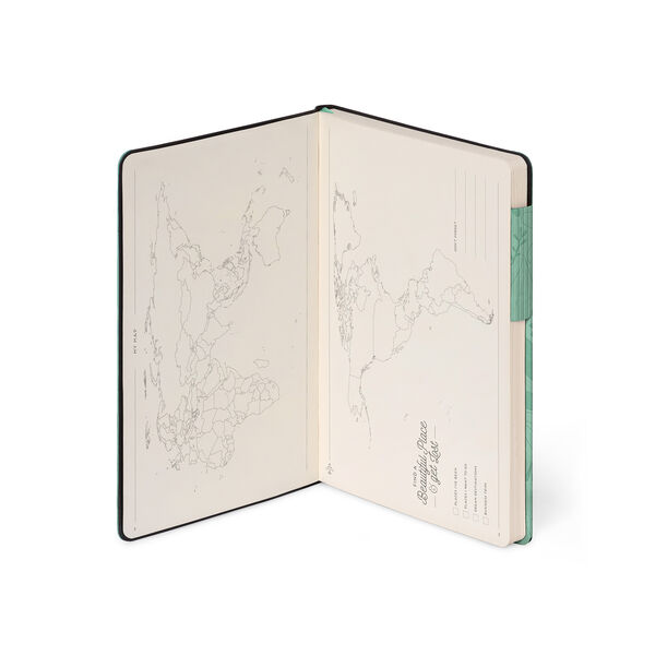 Lined Notebook with Monochrome Soft Cover - Botanic Garden - My Notebook