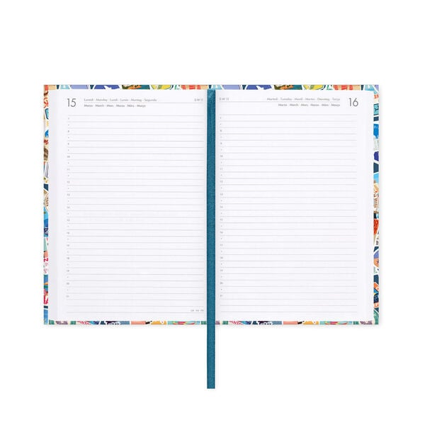 Agenda Diaria Fotográfica 2026/2027 16 Meses - Travel Stickers - Medium