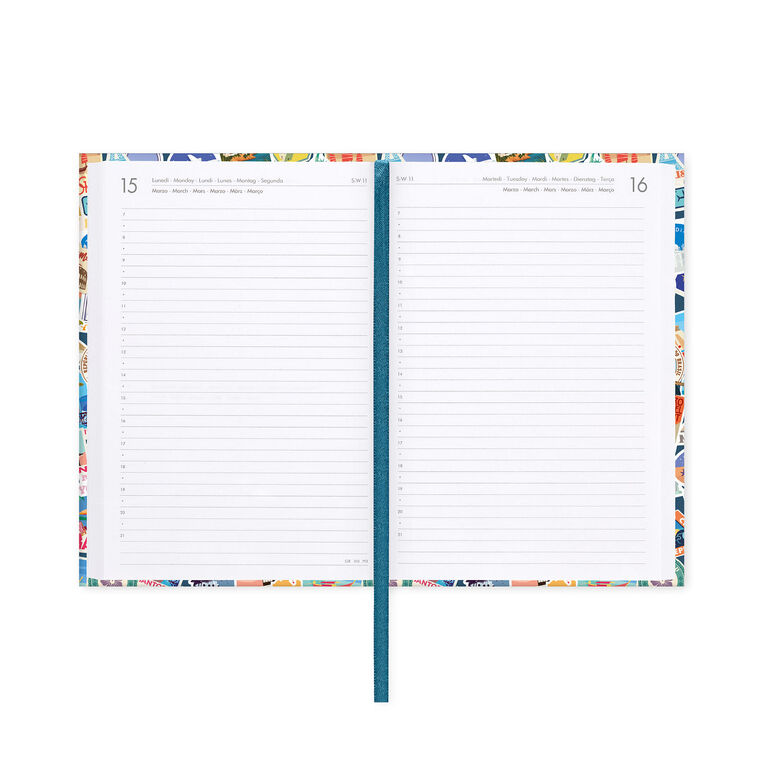 16-Month Daily Photo Diary for 2026/2027 - Travel Stickers - Medium