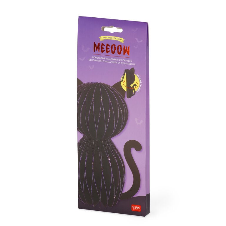 Adorno de Halloween de Nido de Abeja - Meeoow Adorno de Halloween de Nido de Abeja - Meeoow
