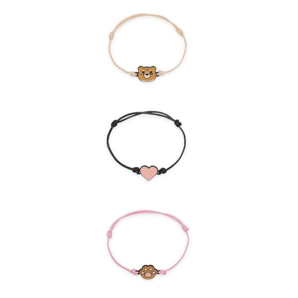 Set of 3 Bracelets - Teddy Bear Set of 3 Bracelets - Teddy Bear