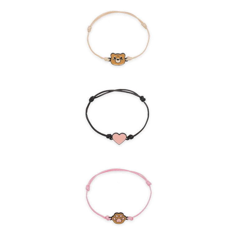 Set di 3 Braccialetti - Teddy Bear - Set of 3 Bracelets Set di 3 Braccialetti - Teddy Bear - Set of 3 Bracelets