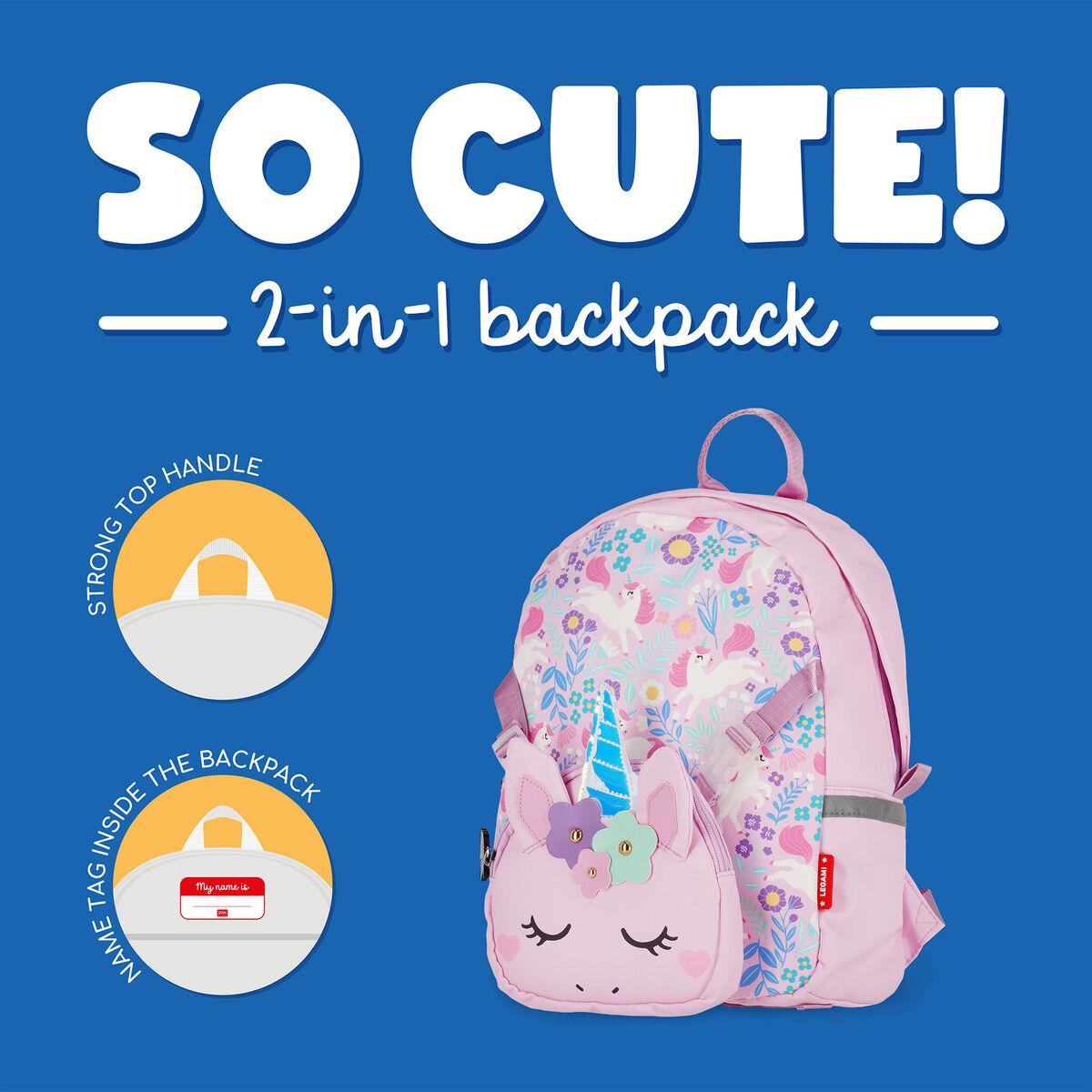 Sac à dos avec sac à main détachable - So Cute!, , zoo