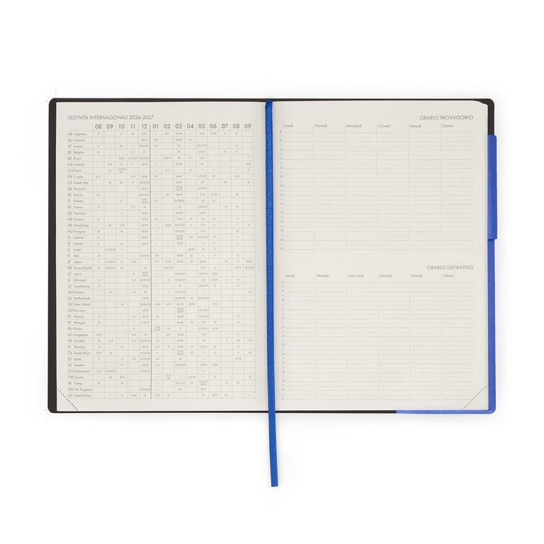Agenda del Docente 2026/2027 Settimanale 13 Mesi - Eclectic Blue