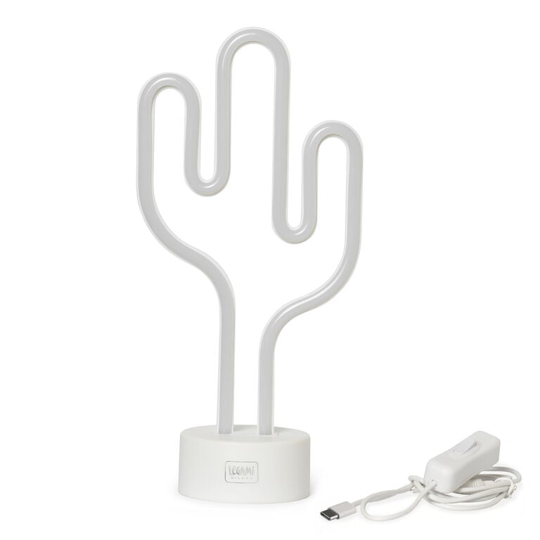 Neon-Effect LED Lamp - Cactus - It's a Sign