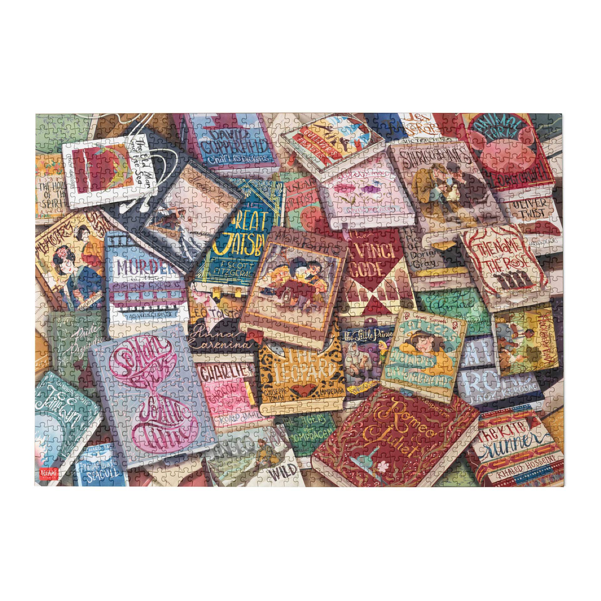 KESIMO 1000 Teile Puzzle – Fuchs Motiv 50x70 Cm, 3D-Effekt, Inkl. Poster & Buchstaben-Hilfe