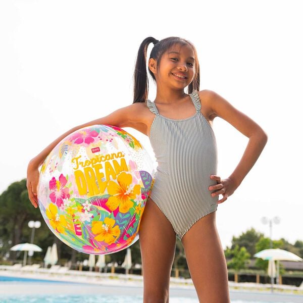 Tropicana Dream Inflatable Beach Ball - Glitter Beach Ball