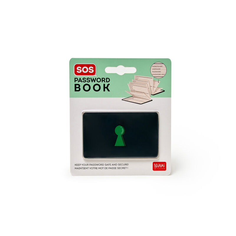 Carnet pour Organiser les Mots de Passe - SOS Password Book, , zoo