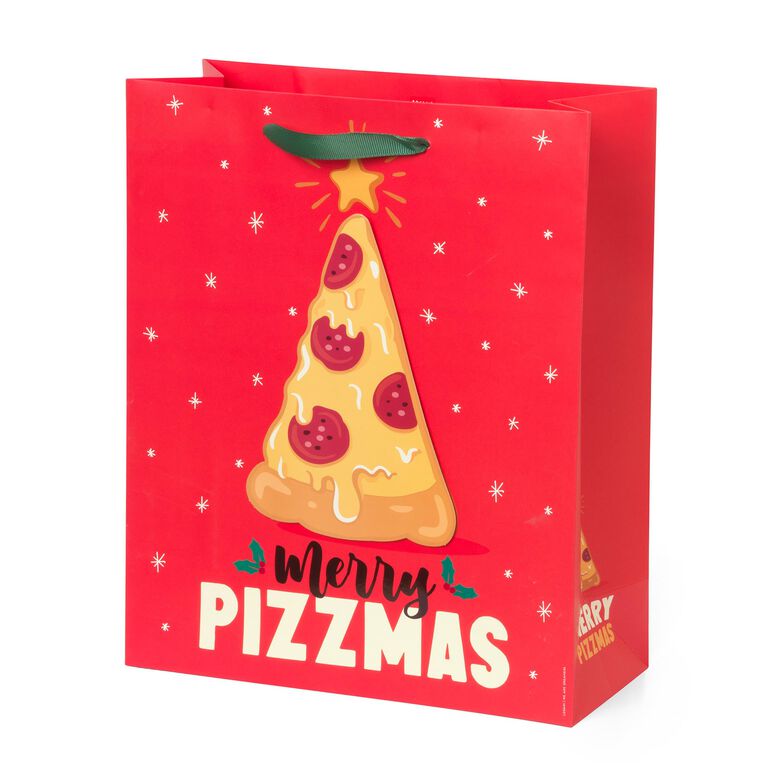 Pizza Christmas Gift Bag - Large