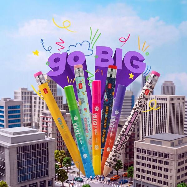 Crayon Géant Kitty - Magic Pencil Crayon Géant Kitty - Magic Pencil