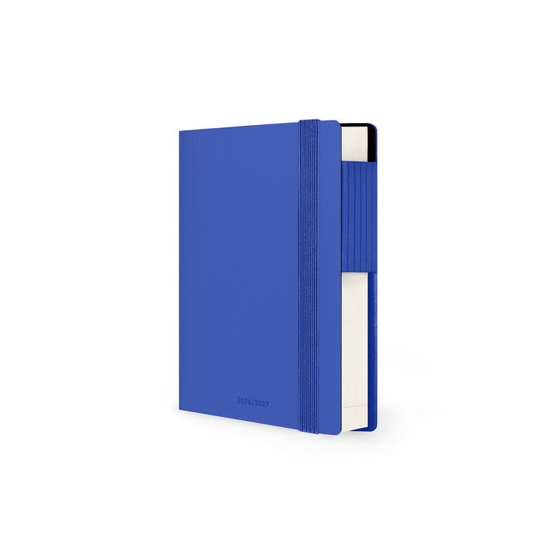 16-Month Small Daily Diary for 2026/2027 - Eclectic Blue