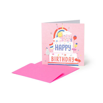 Greeting Card - Happy Birthday - Small