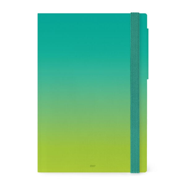 Agenda 12 Mesi Giornaliera Large 2027 - Shades of Green