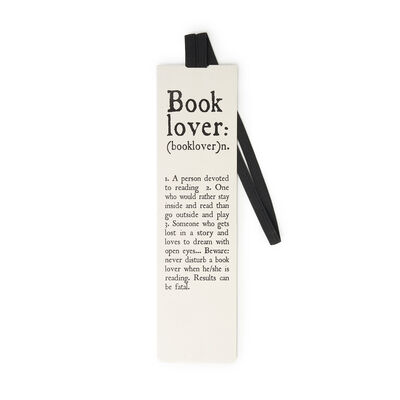 Aphorism Bookmark With Elastic Band