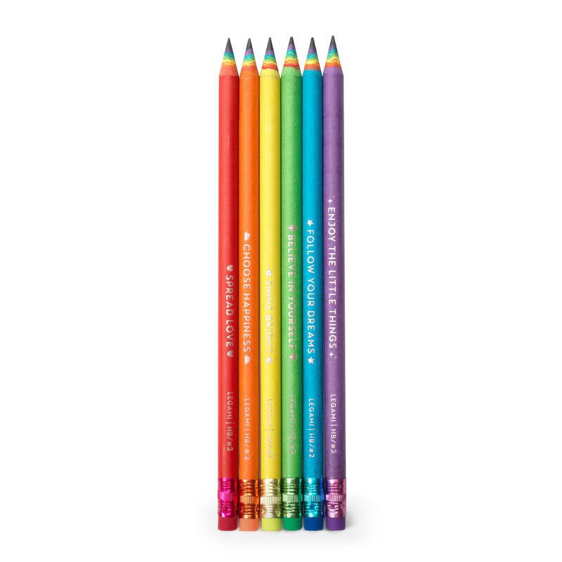 Set de 6 Crayons à Papier HB en Papier Recyclé