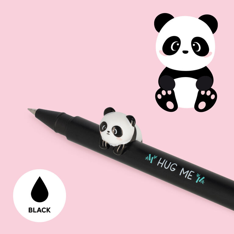 Gel Pen with "Hug Me" Panda Animal Decoration - Lovely Friends