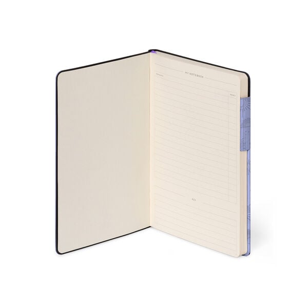 Notebook with Blank Pages and Monochrome Soft Cover - Cosmic Lilac - My Notebook