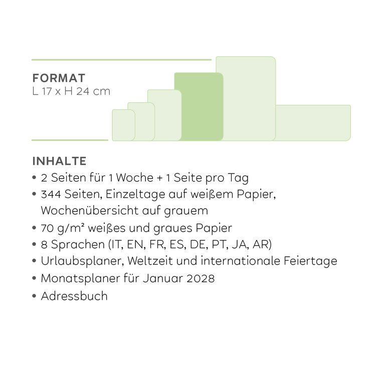 Terminplaner für 12 Monate Wochen und Tagesübersicht Large 2027 - Eclectic Blue Terminplaner für 12 Monate Wochen und Tagesübersicht Large 2027 - Eclectic Blue
