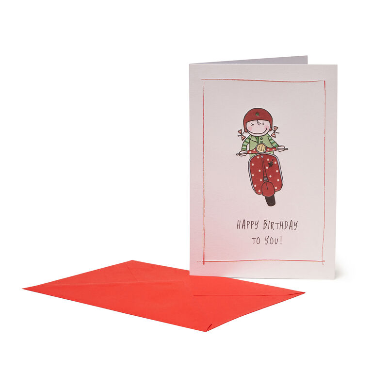 Biglietti Di Natale Legami.Biglietto D Auguri Happy Birthday Scooter Legami Com