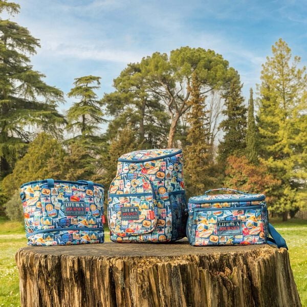 Borsa Porta Pranzo 10,8 l - Travel Stickers - Lunch Bag