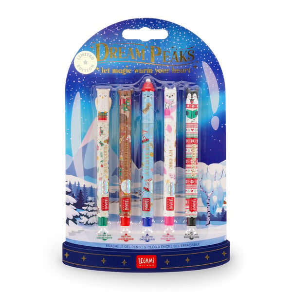 Set di 5 Mini Erasable Pen - Dream Peaks