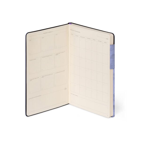 Notebook with Blank Pages and Monochrome Soft Cover - Cosmic Lilac - My Notebook