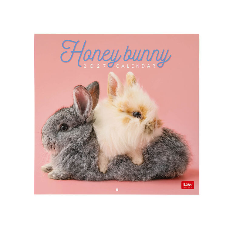 Calendario da Parete 2027 - 30 x 29 cm - Honey Bunny Calendario da Parete 2027 - 30 x 29 cm - Honey Bunny