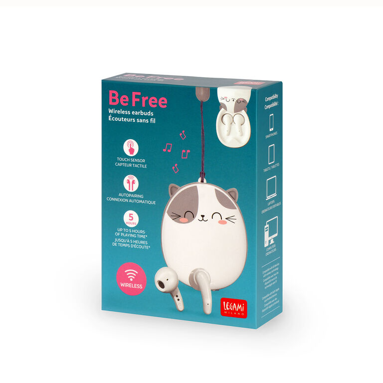 Kitty Wireless Earbuds - Be Free Kitty Wireless Earbuds - Be Free