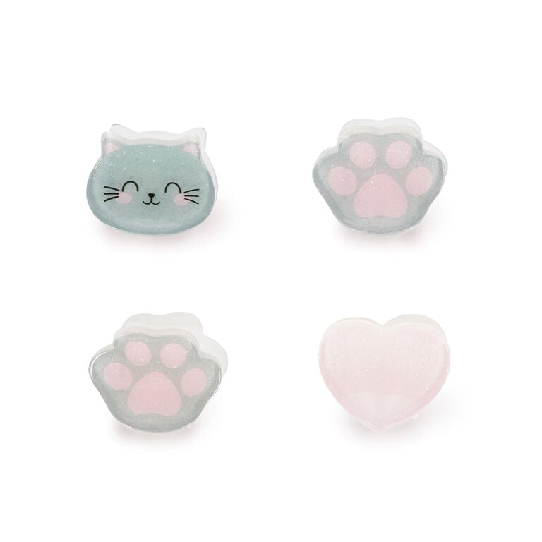 Set di 4 Mini Mollette per Capelli Kitty - Clip me up! Set di 4 Mini Mollette per Capelli Kitty - Clip me up!