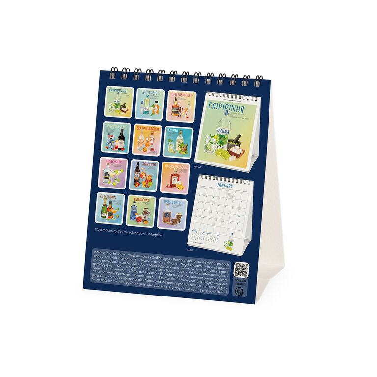 Calendario da Tavolo 2027 - 12 x 14,5 cm - Cheers Calendario da Tavolo 2027 - 12 x 14,5 cm - Cheers