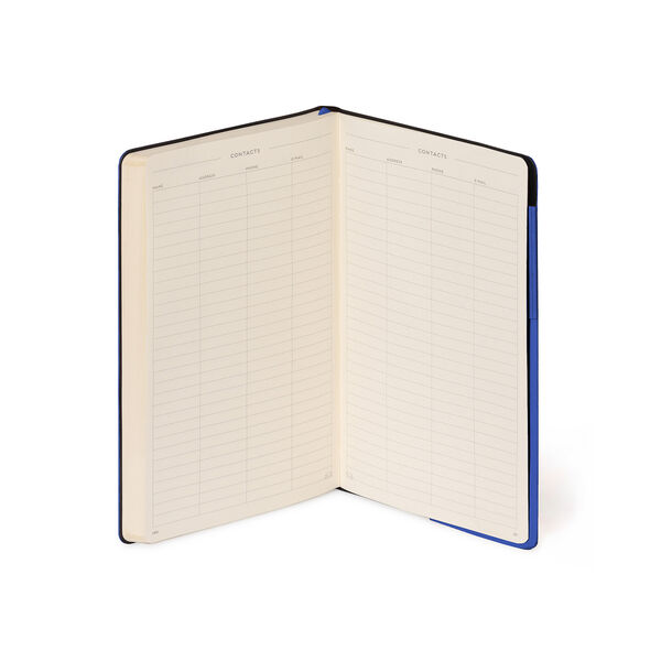 Notebook with Blank Pages and Monochrome Soft Cover - Eclectic Blue - My Notebook