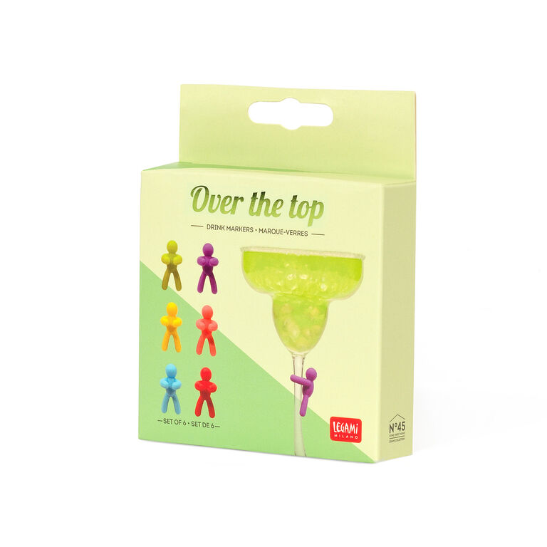 Set of 6 Drink Markers - Over The Top