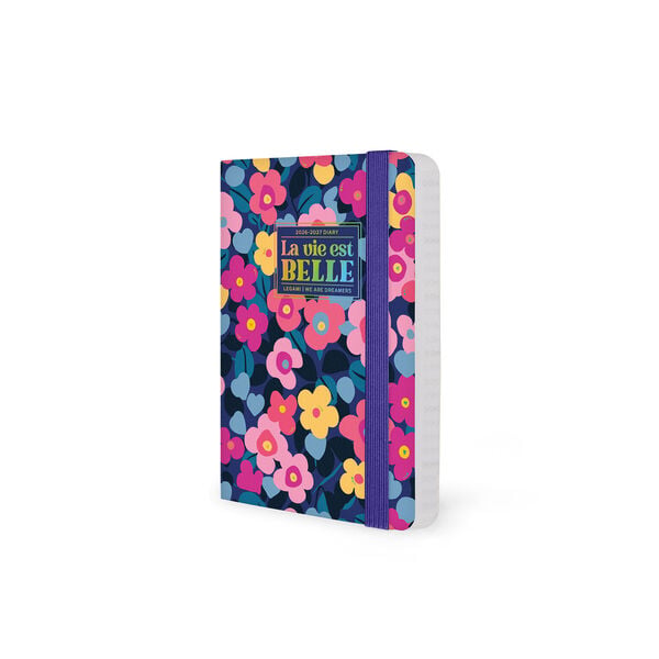 Agenda Semanal Fotográfica 2026/2027 16 Meses - Flowers - Small Con Libreta
