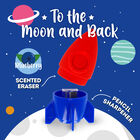 Pencil Sharpener with Eraser - To The Moon And Back, , zoo