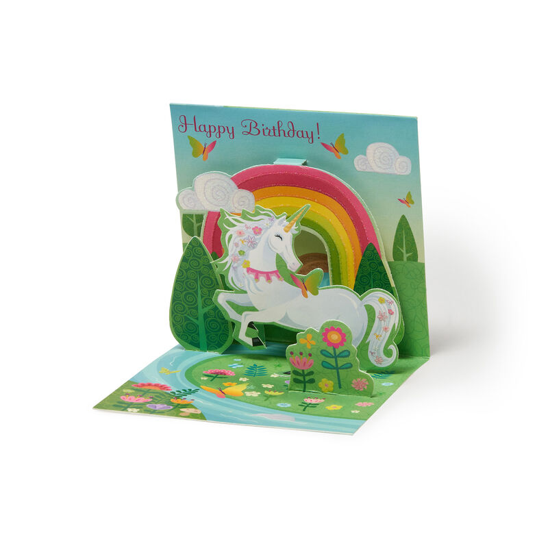 Pop Up Greeting Card - Small, , zoo