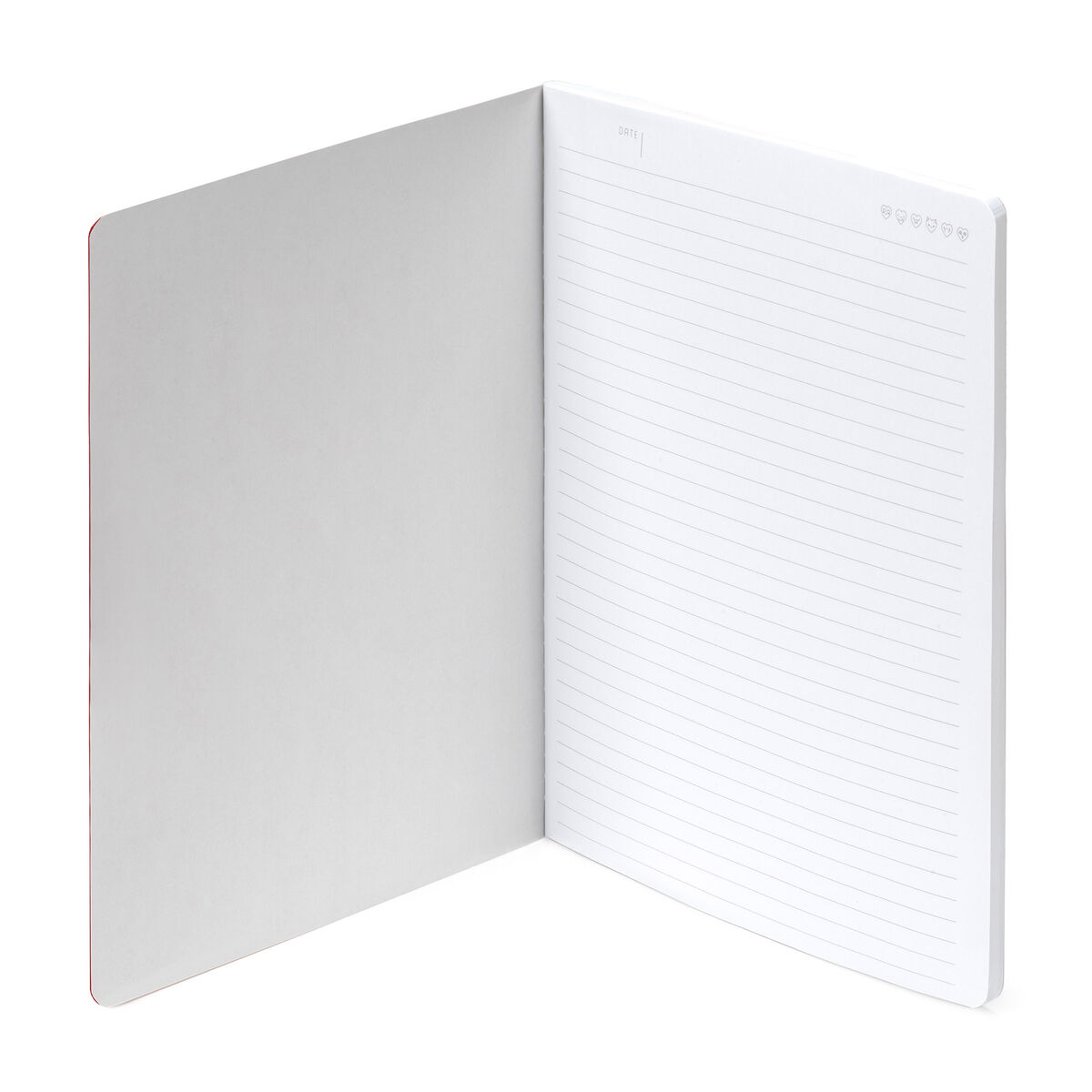 Lined Notebook with Heart B5, , zoo