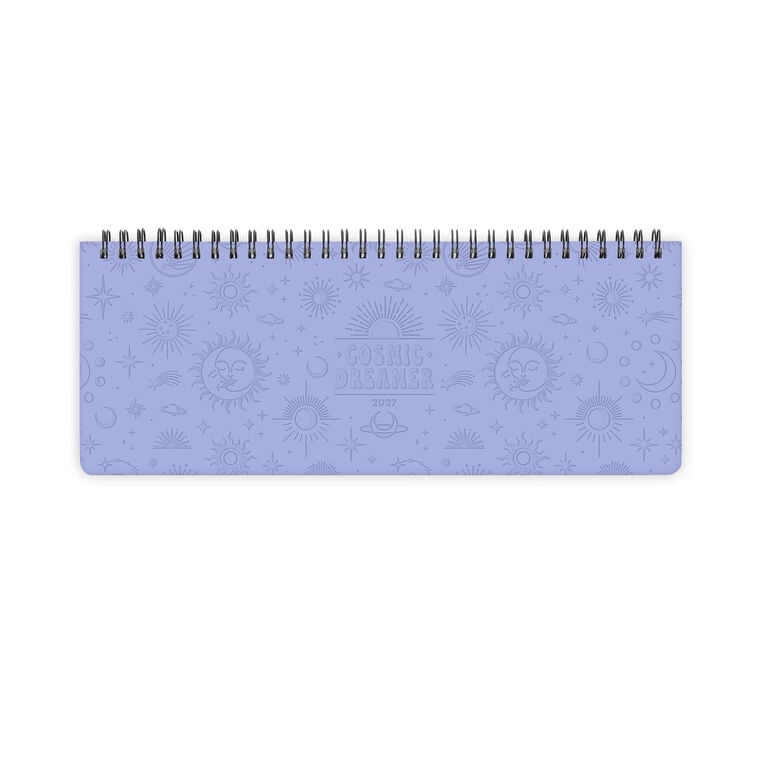 13-Month Desk Planner 2027 - Cosmic Lilac